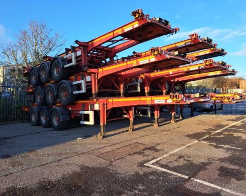 2014 DENNISON SLIDING SKELETON TRAILERS (CHOICE OF 20)